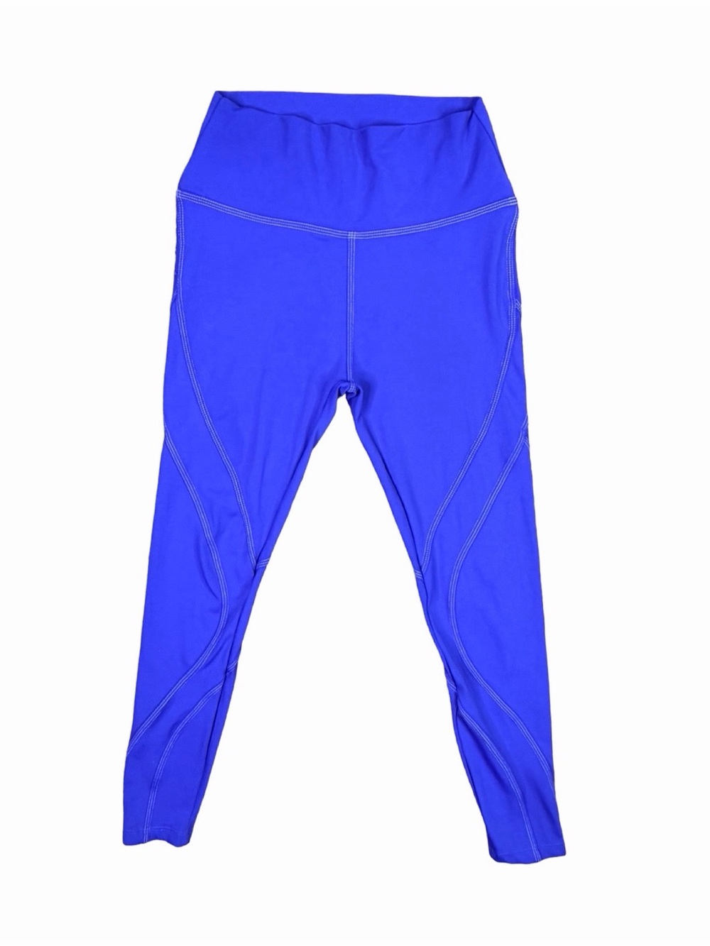 WILO The Label Cobalt Blue Contour Seam Leggings - Size Large
